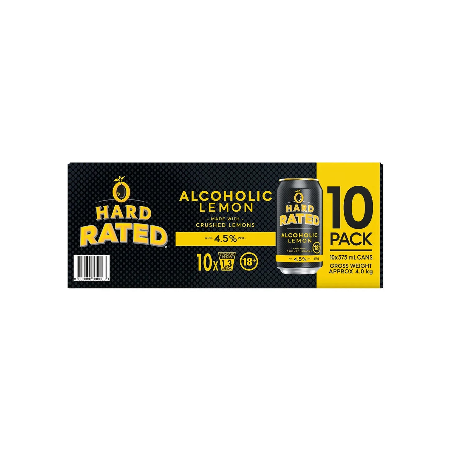 Hard Rated Lemon 10 Pack