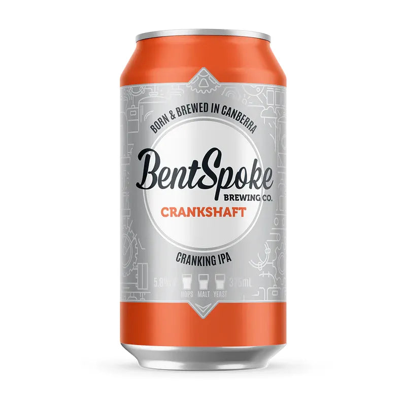 BentSpoke Brewing Co. beer can on a white background