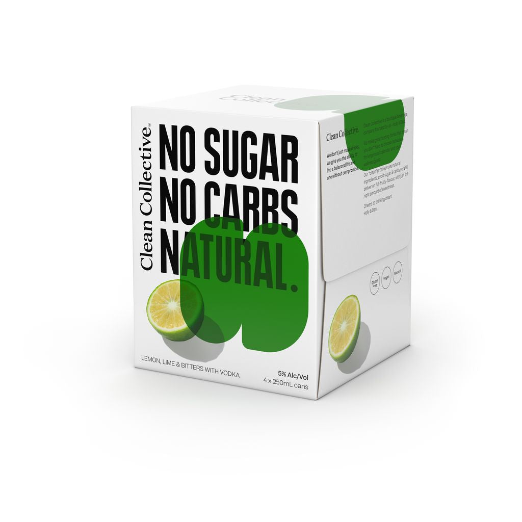 Lemon, Lime & Bitters With Vodka Cans 250ml