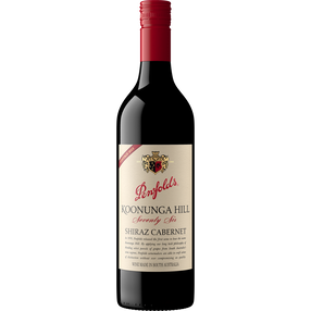 Pendfolds Koonagun Hill Shiraz Cabernet Sauvignon wine bottle on a white background