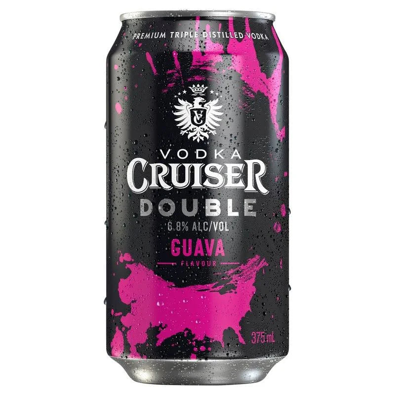 Vodka Cruiser Double Guava 375ml Can