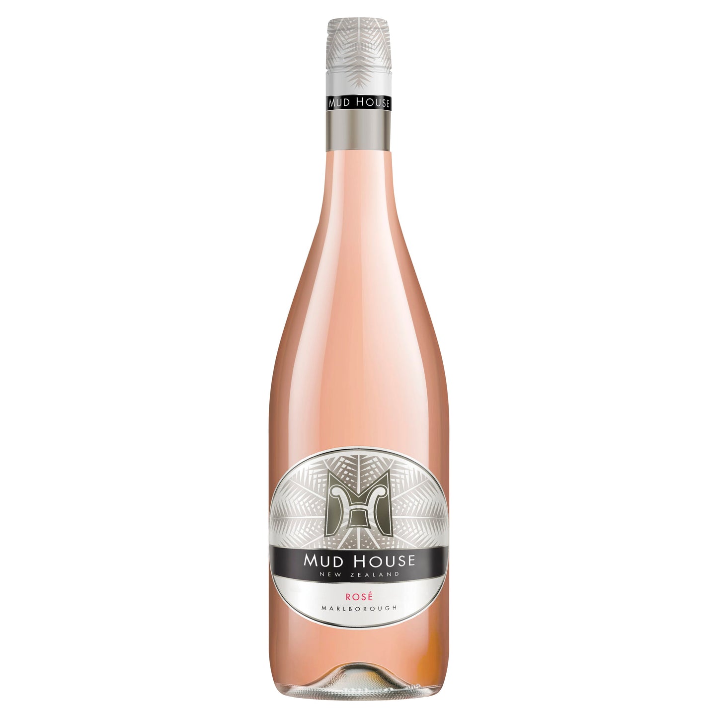 Mud House Rose - elegant wine bottle showcasing the rich hues and intricate design, perfect for wine enthusiasts. Available at Bathirst Liquor in-store at Greystanes, Prospect & Pendle Hill, or shop online