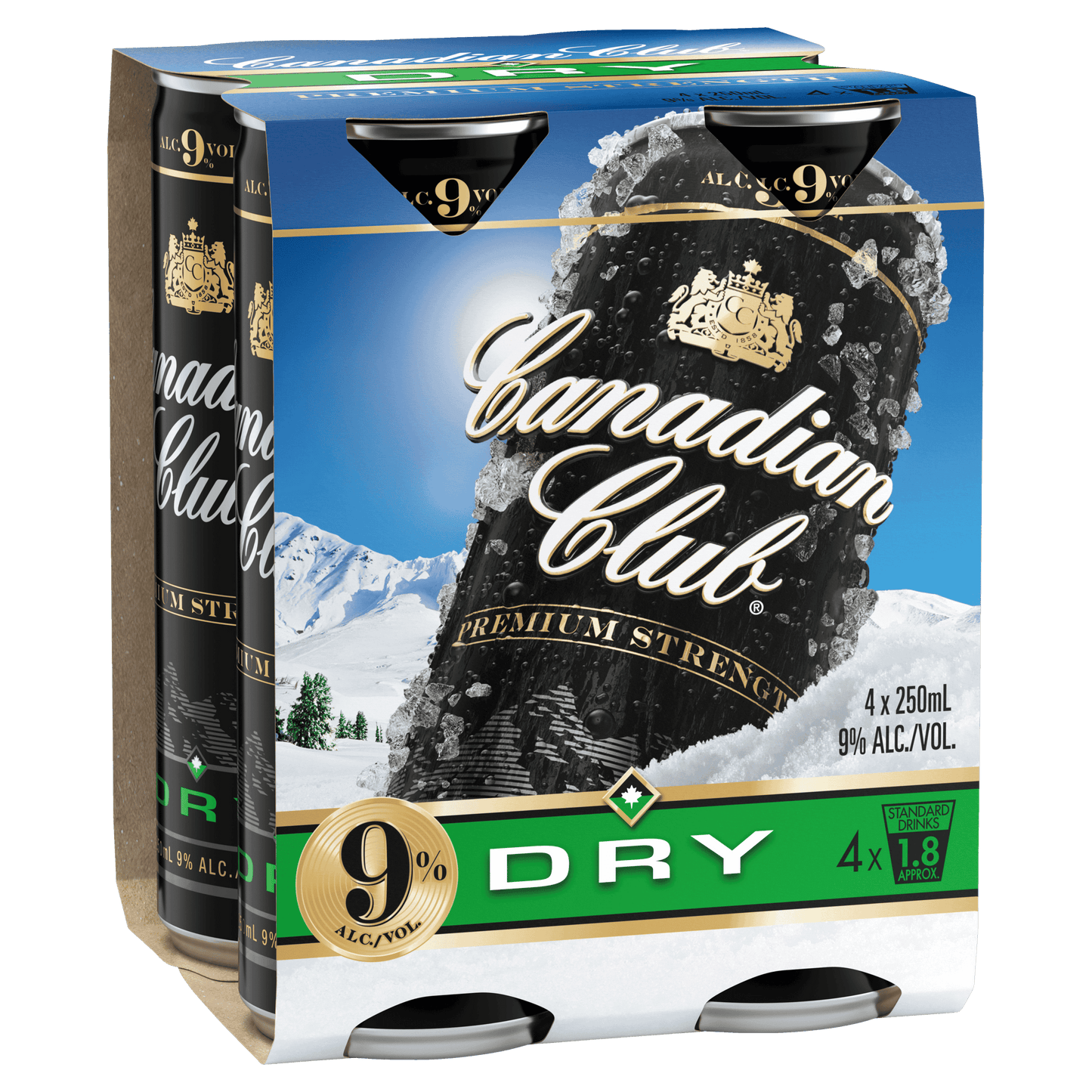 Canadian Club & Dry Premum Strength