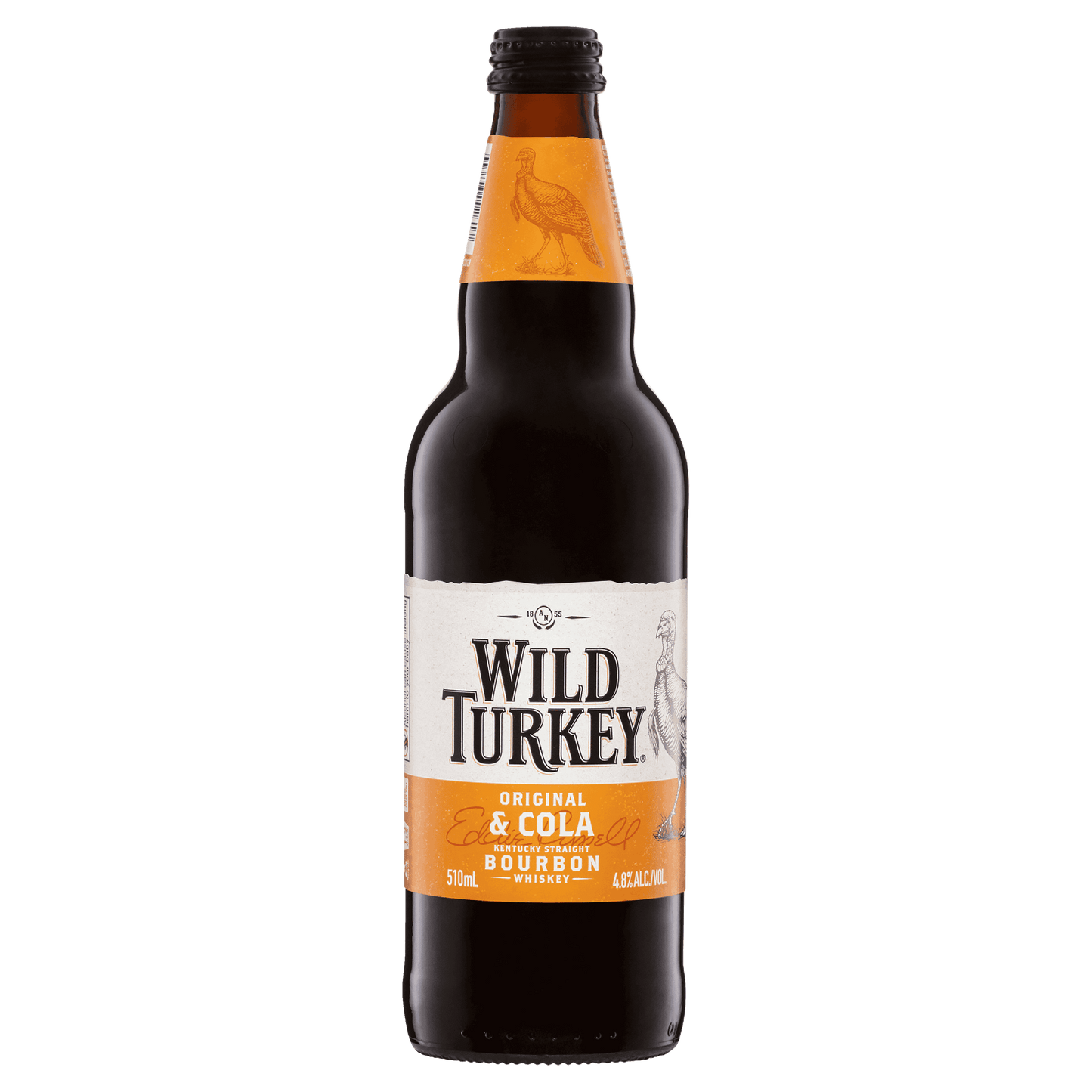 Wild Turkey & Cola 4.8% Bottle 510ml