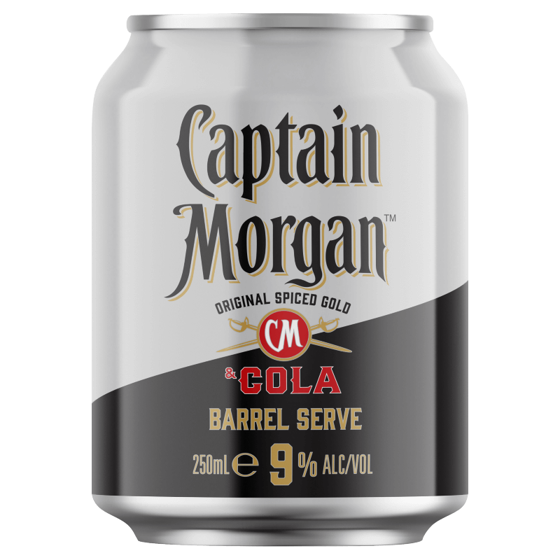 Captain Morgan & Cola Barrel Serve