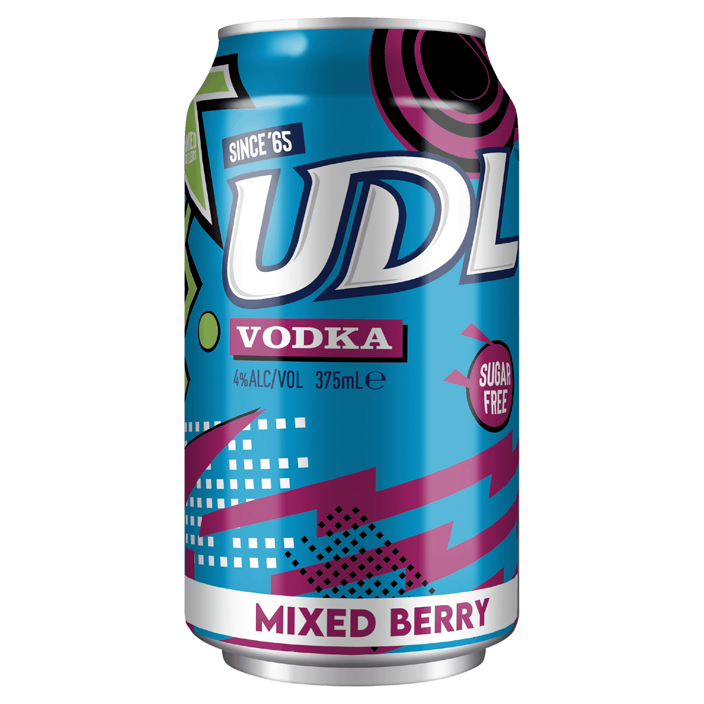UDL Vodka Mixed Berry Sugar Free