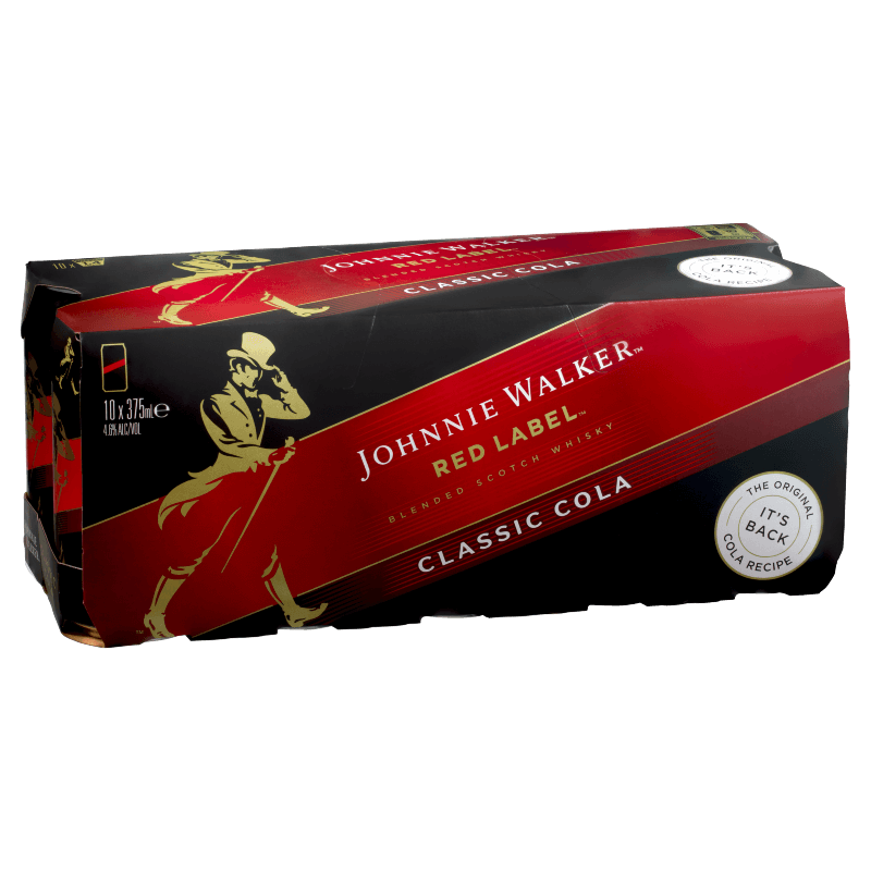 Johnnie Walker Red Label & Cola 10Pk