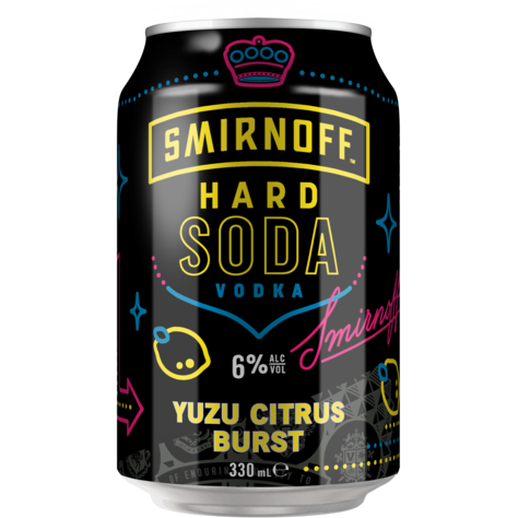 Smirnoff Hard Soda Yuzu