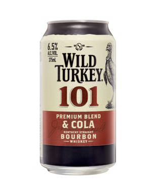 Wild Turkey 101 Bourbon and Cola Can 375mL