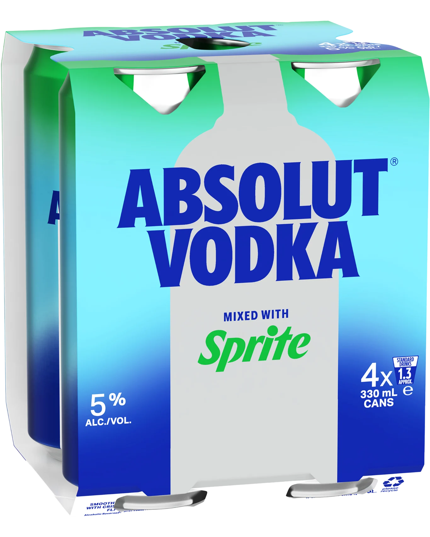 Absolut Vodka Mixed With Sprite Can 330mL