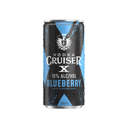 Vodka Cruiser Blueberry 10% Cans 200mL