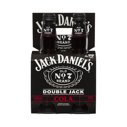 Jack Daniel's Double Jack & Cola Bottles 330mL