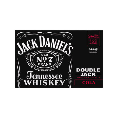 Jack Daniel's Double Jack & Cola Bottles 330mL