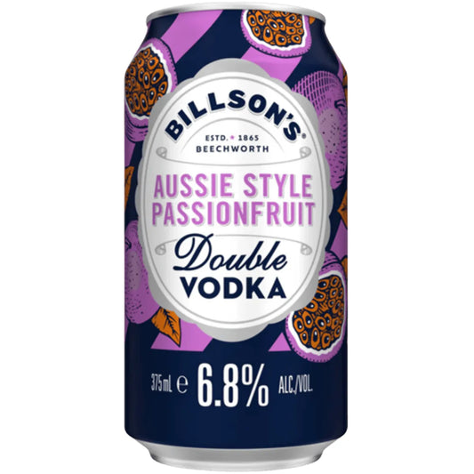 Billson's Double Vodka Passionfruit 6.8% Cans 375ml