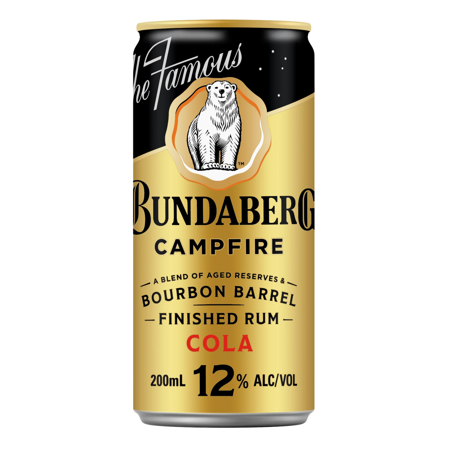 Bundaberg Campfire Rum & Cola 12% 200ML