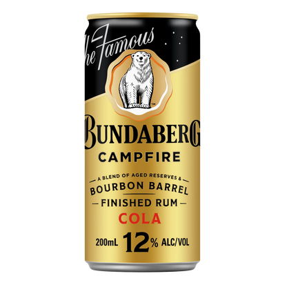 Bundaberg Campfire Rum & Cola 12% 200ML