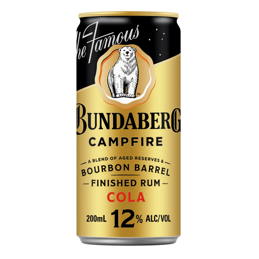 Bundaberg Campfire Rum & Cola 12% Cans 200ML