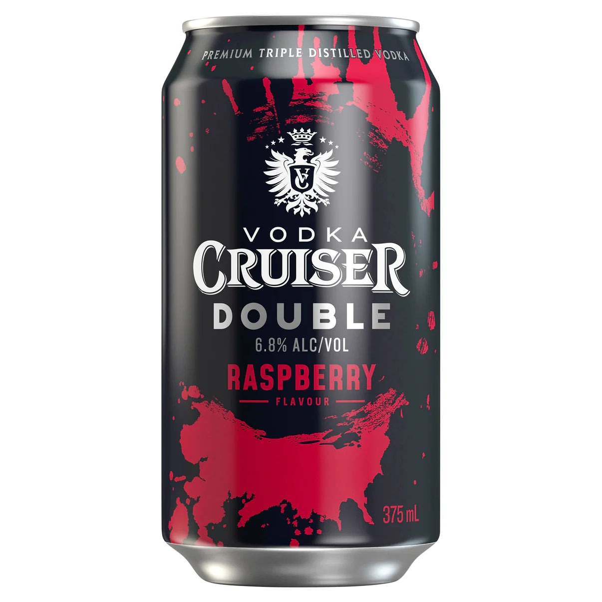 Vodka Cruiser Double Raspberry 375ml can