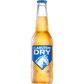 Carlton Dry beer bottle on a white background