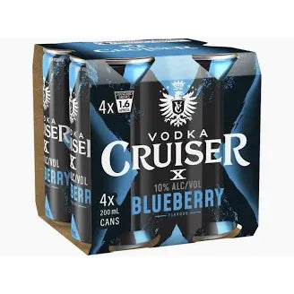 Vodka Cruiser Blueberry 10% Cans 200mL