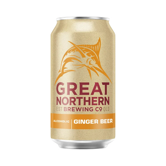 Can of Great Northern Brewing Co. Ginger Beer on a white background