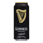 A single can of Guinness Draught beer on a plain white background. The can is black with a large gold harp logo and white text reading 'GUINNESS DRAUGHT'.