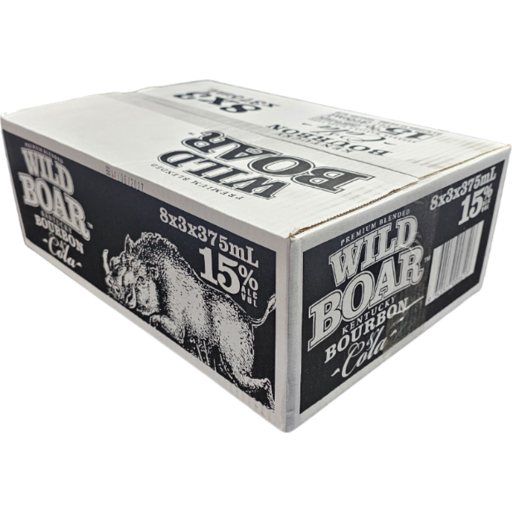 Wild Boar Bourbon & Cola 15% Can 375ml