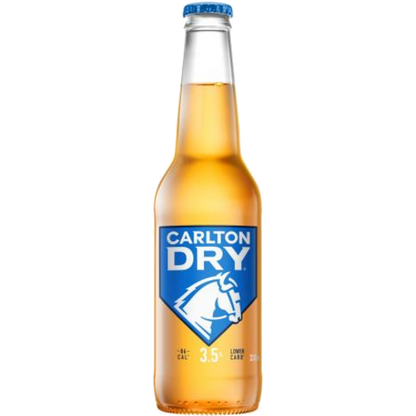 Carlton Dry 3.5% Bottle 330mL