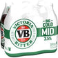 VB Victoria Bitter Mid 3.5% 375ml Stubbies