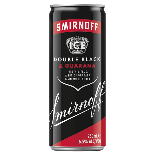 Smirnoff & Guarana Ice Double Black