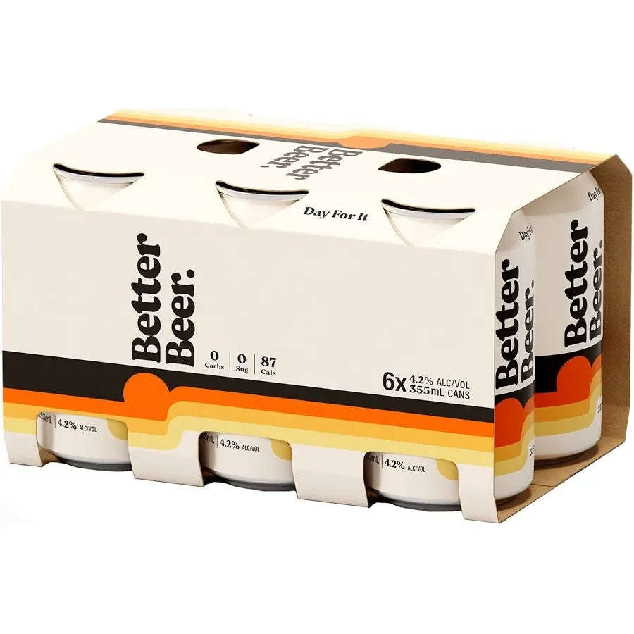 Better Beer Zero Carb Lager Cans 355mL