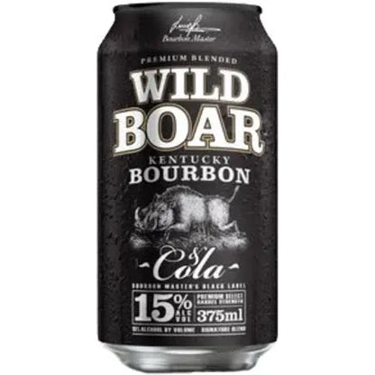 Wild Boar Bourbon & Cola 15% Can 375ml