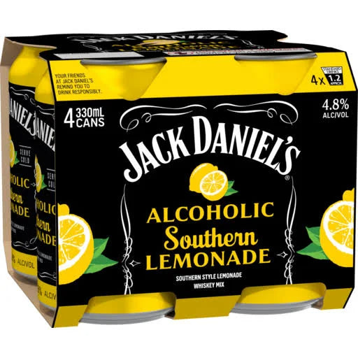 Jack Daniel's Southern Lemonade 330mL Cans
