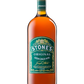 A 1.75L bottle of Stone's Original Green Ginger Wine, featuring a dark green label and neck wrap with white and gold lettering, filled with amber-colored liquid, set against a plain white background.