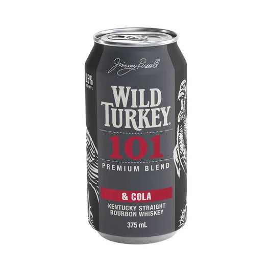 Wild Turkey 101 Bourbon and Cola Can 375mL