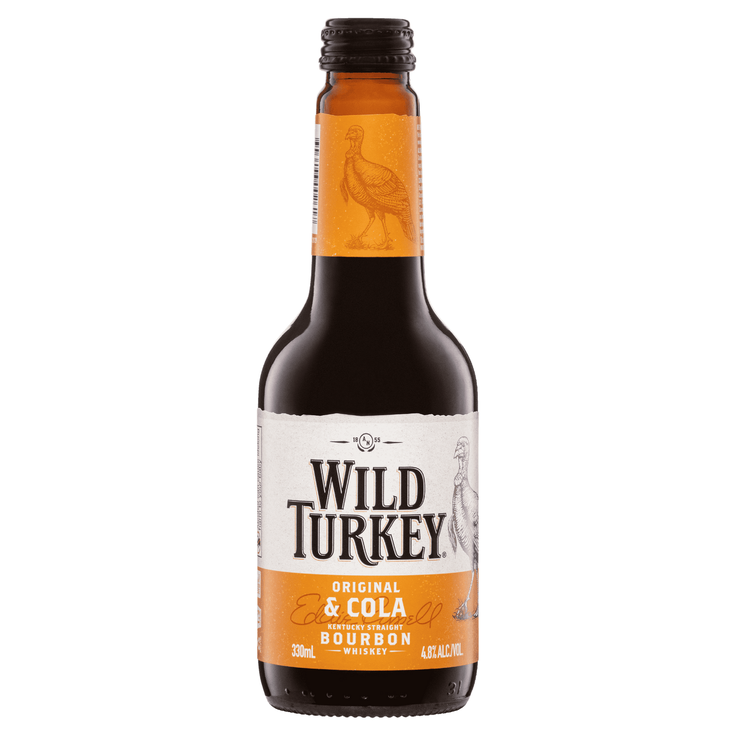Wild Turkey & Cola 4.8% Bottle 330ml