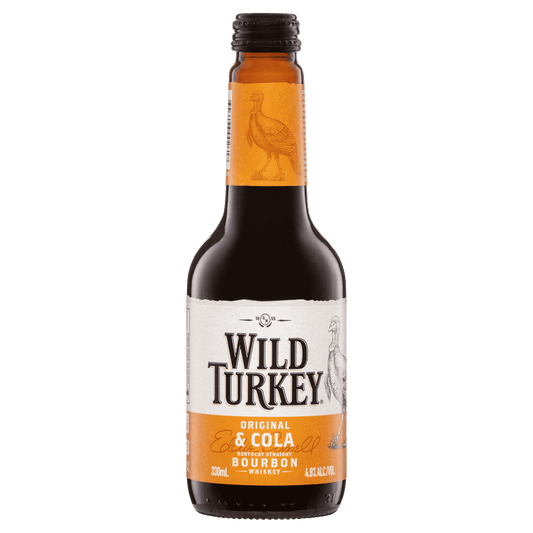 Wild Turkey & Cola 4.8% Bottle 330ml