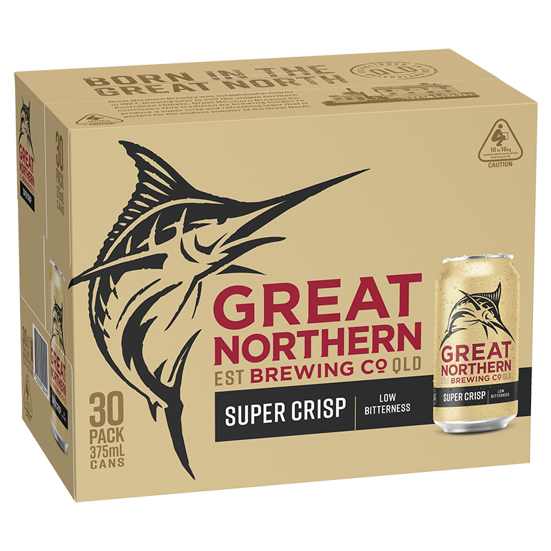 Great Northern Super Crisp 30 pack cans