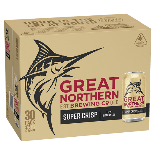 Great Northern Super Crisp 30 pack cans