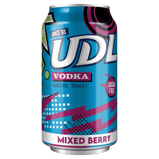 UDL Vodka Mixed Berry Sugar Free
