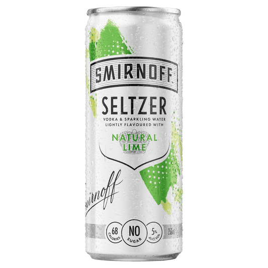 Smirnoff Seltzer Natural Lime