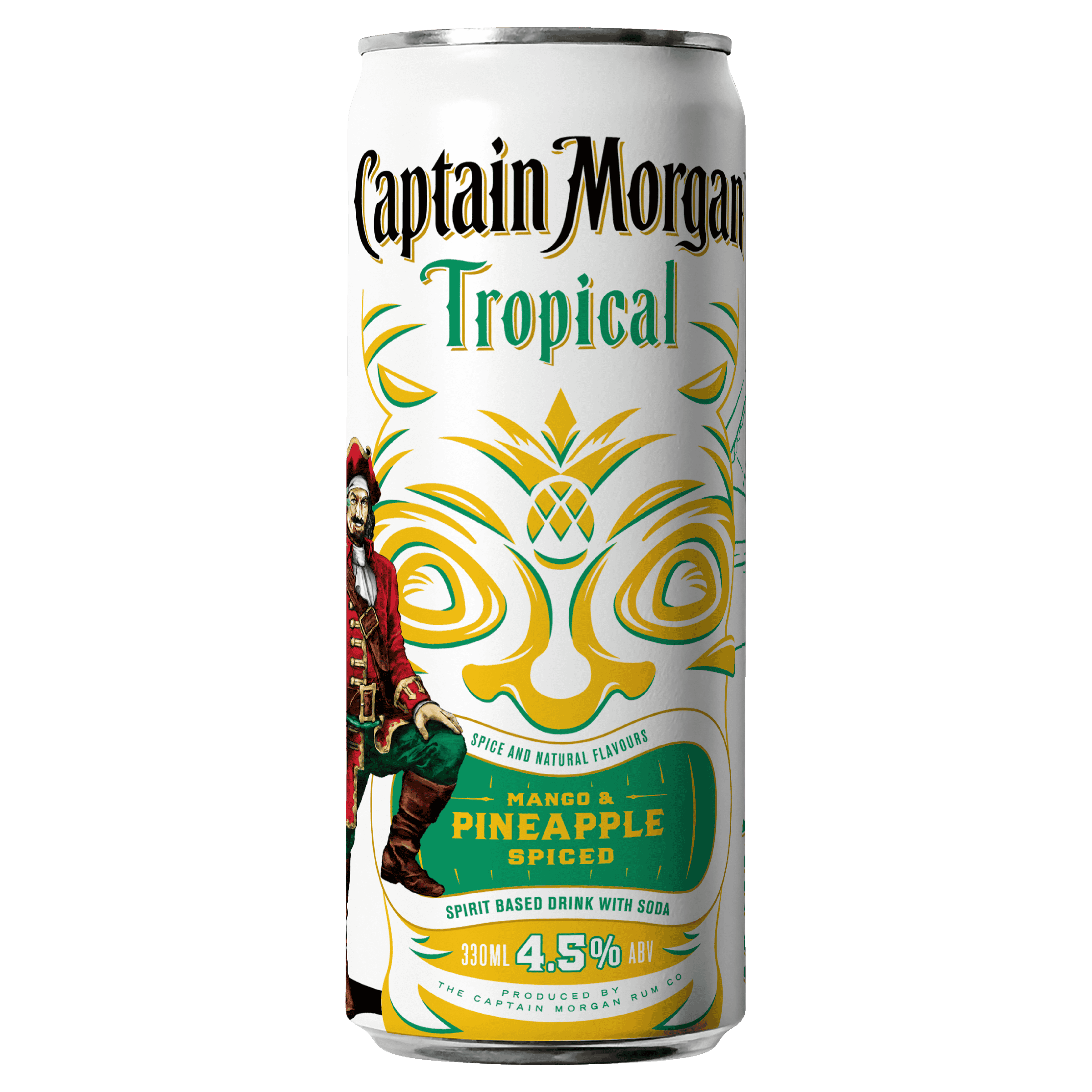 Captain Morgan Tropical Mango & Pineapple Can 330ml | Bathirst Liquor