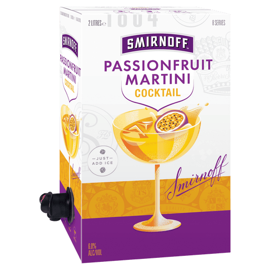 Smirnoff Passionfruit Martini Cocktail